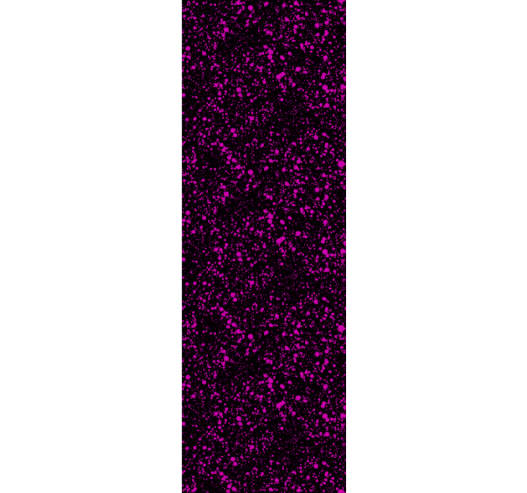 črna in roza barva splash art tapeta - TenStickers