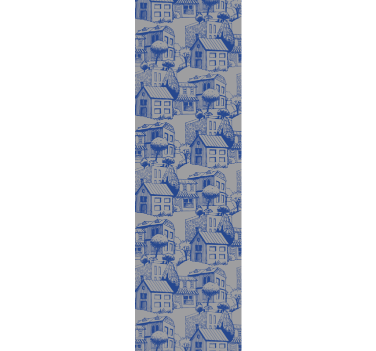 Vintage fasade tapeta za domačo pisarno - TenStickers