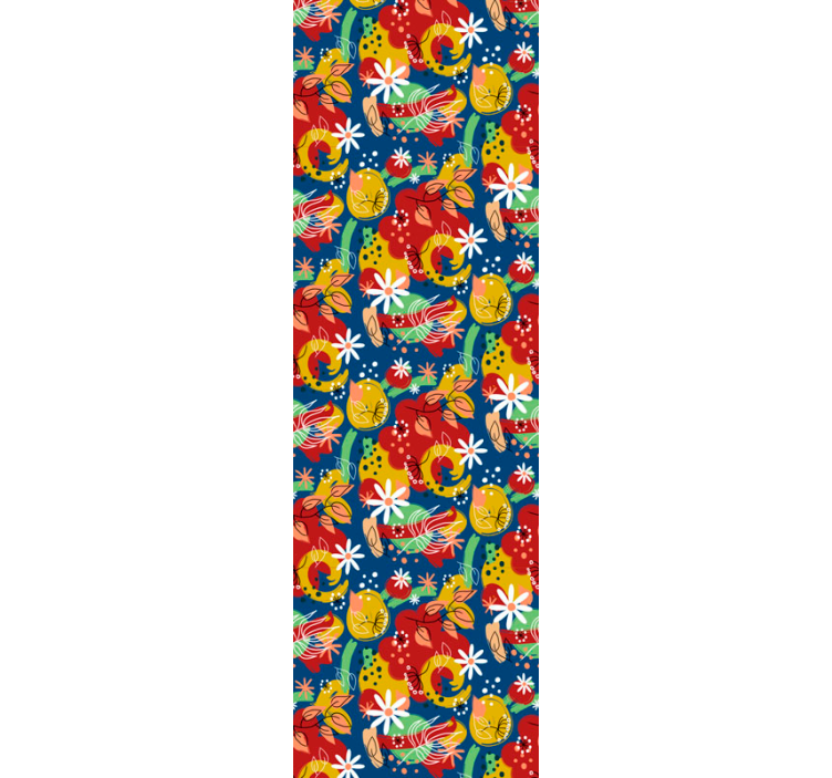 Sadni pljusk abstraktno tapeta - TenStickers