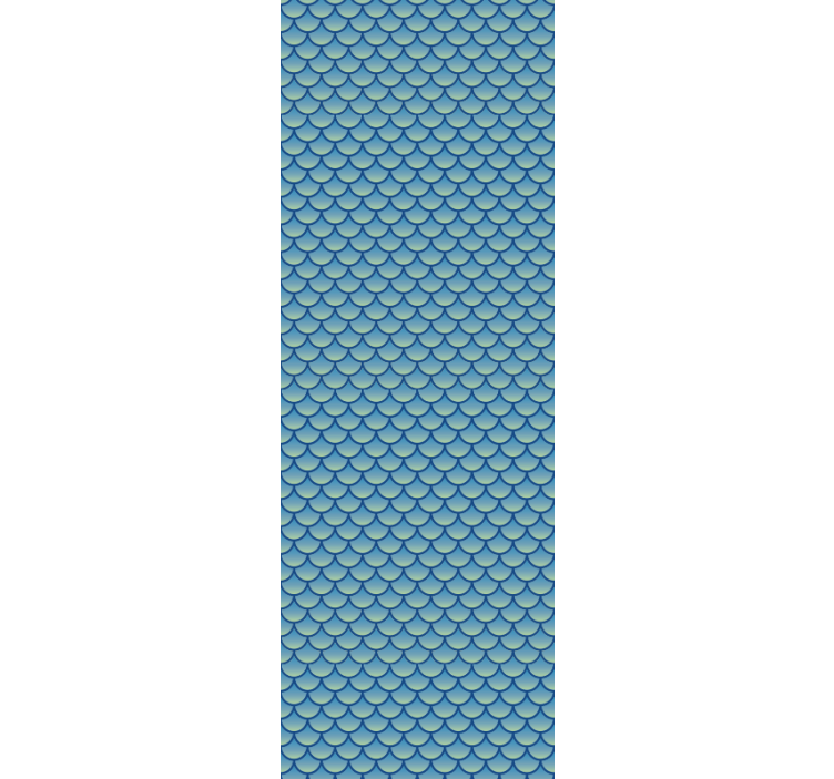 Sirena skale maroške otroške tapeta - TenStickers