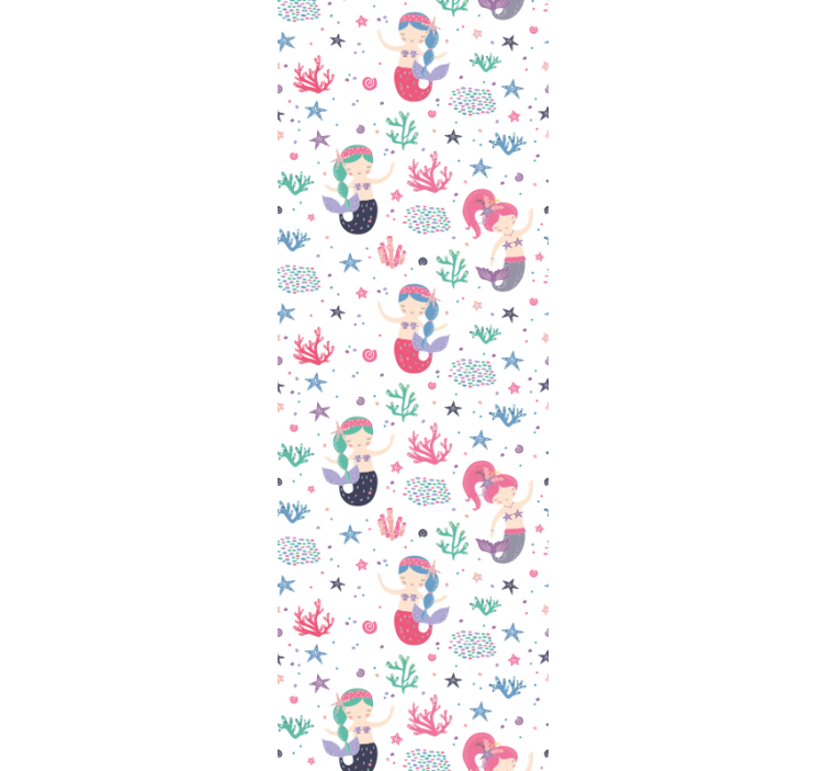 Sirena otrok s konjskimi repi otroci tapeta - TenStickers