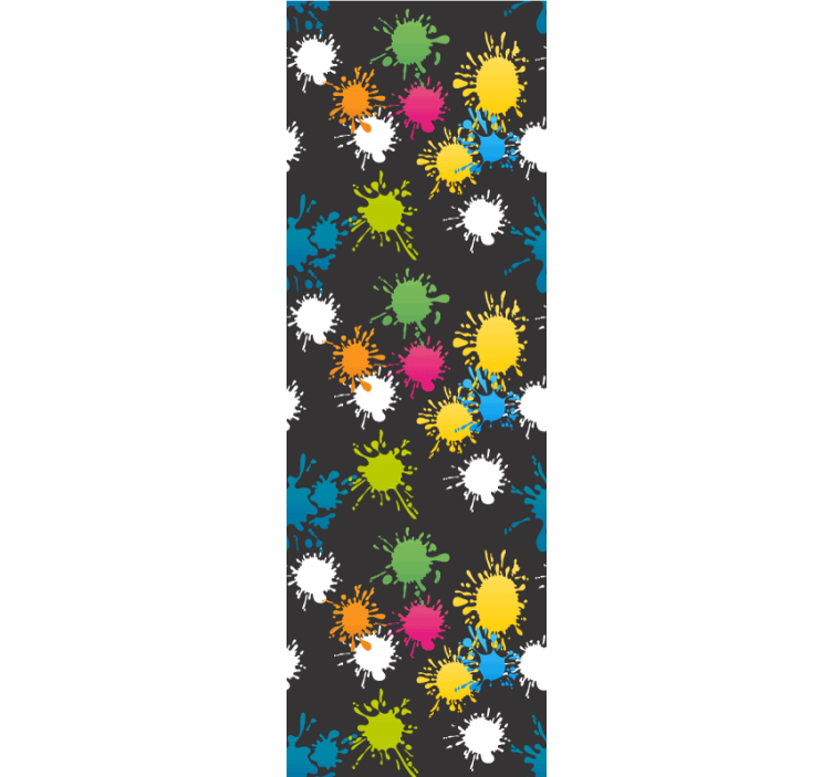 Vzorci škropljenja abstraktno tapeta - TenStickers