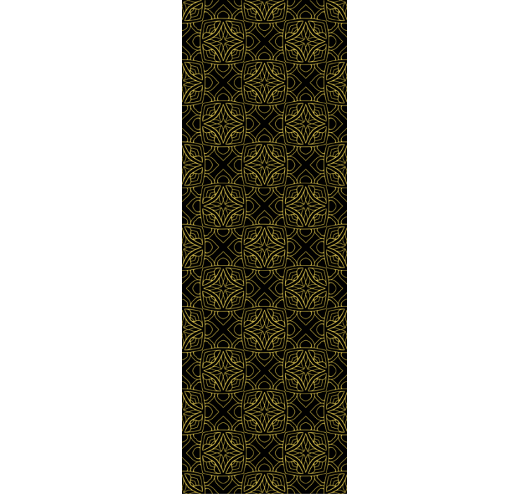 Zapleteni geometrijski vzorci Druga okrasna tapeta - TenStickers