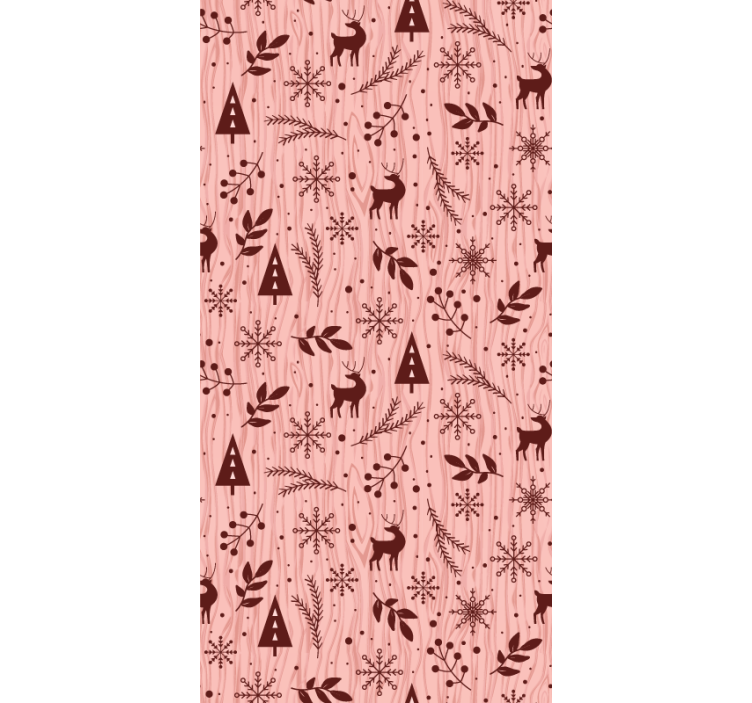 Prizor gozda severnih jelenov tapeta z živalmi - TenStickers