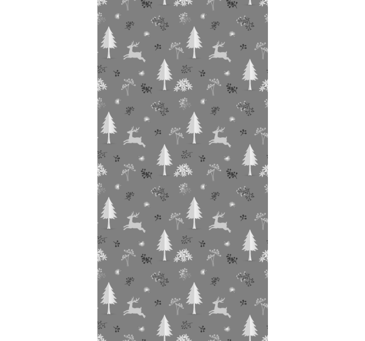 Motiv zimske kulise božično ozadje za tapete - TenStickers