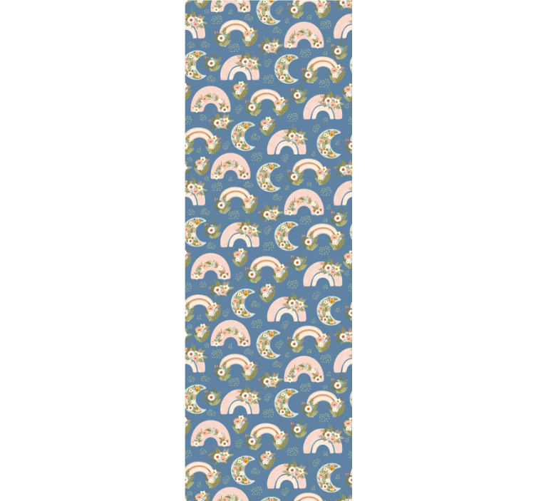 Cvetlične mavrice otroške sobe tapete - TenStickers