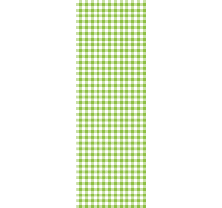Zelena preverjena tapeta za kuhinjo v obliki karira - TenStickers