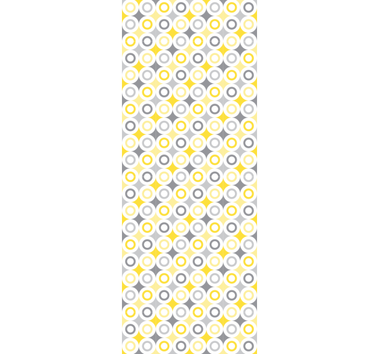 Krožni vzorec pikasto tapeta za steno - TenStickers