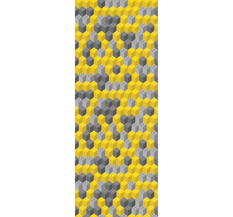 Geometrijsko satje geometrijski zidni papir - TenStickers