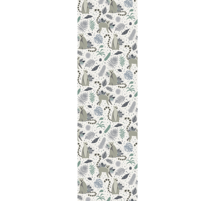 Safari živalski vzorci tapeta z živalmi - TenStickers