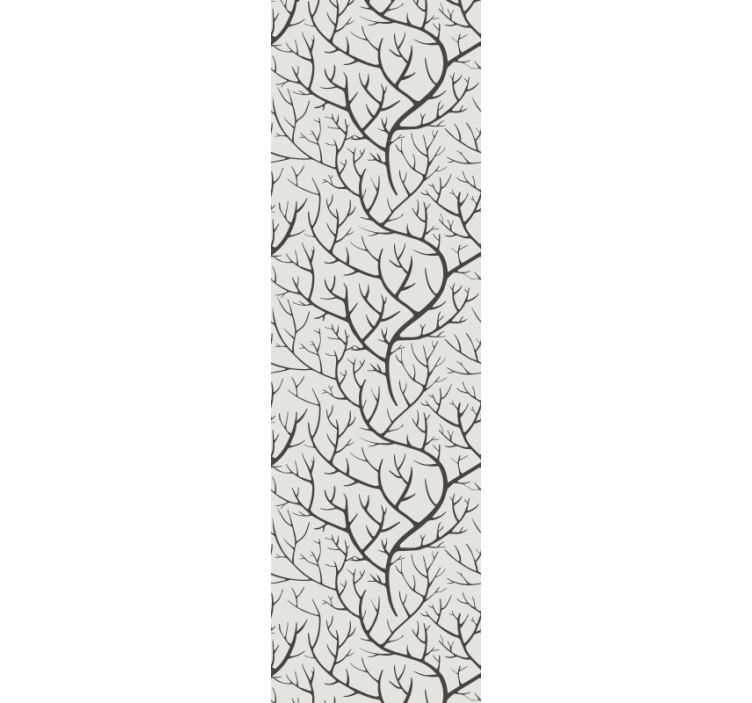 Vzorec golih vej tapeta z motivom drevesa - TenStickers