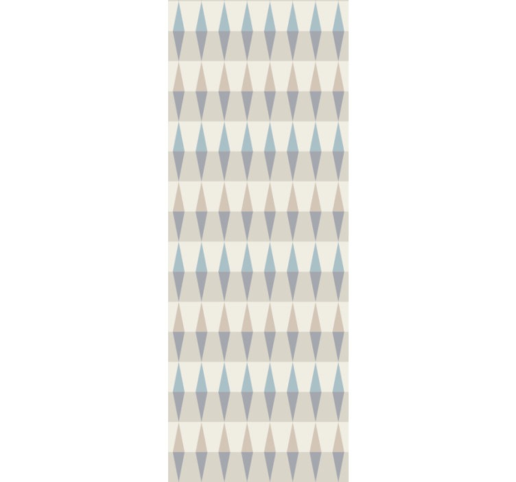 Stiliziran diamantni vzorec geometrijski zidni papir - TenStickers