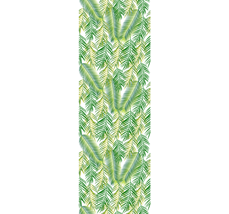 Okrasne zelene rastline cvet tapeta - TenStickers