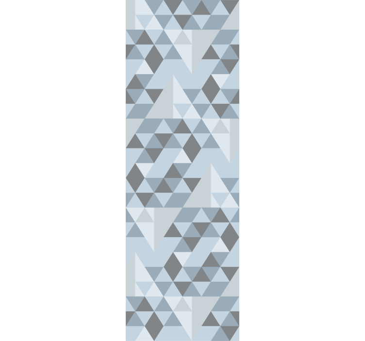 čudovita trikotna tapeta za dnevno sobo - TenStickers