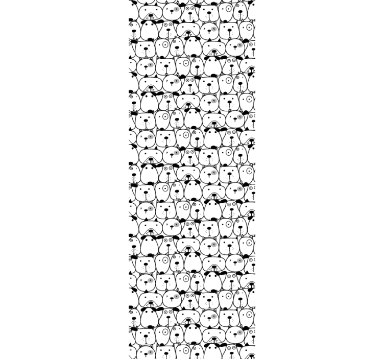 Skicirane mačke mačke ozadje - TenStickers