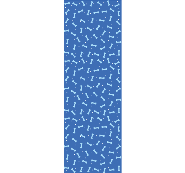 Geometrijski motiv kosti Tapete s psi - TenStickers