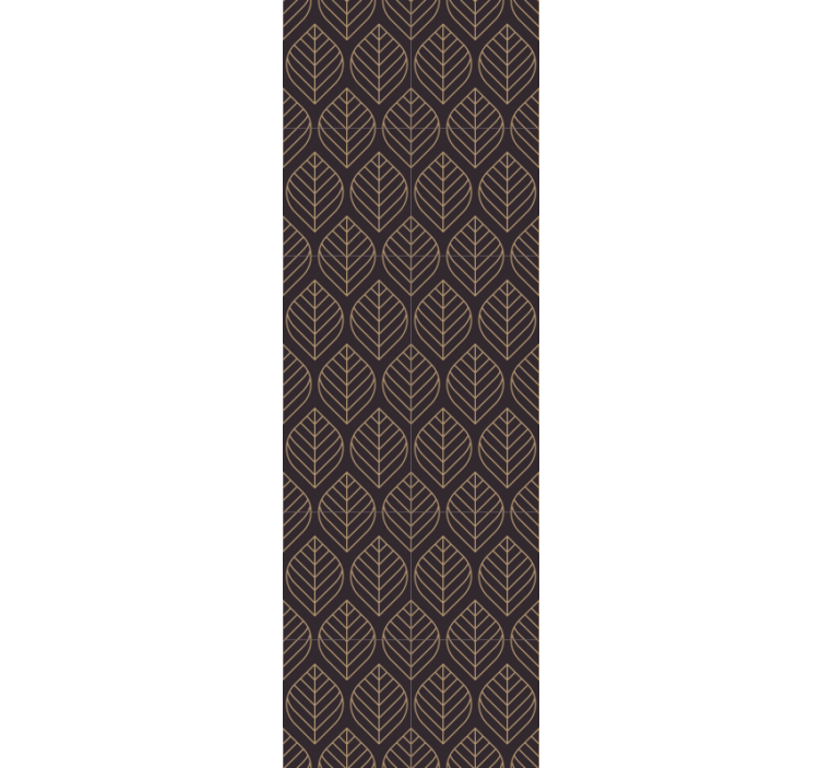 Eleganca vzorca listov tapeta z listi - TenStickers