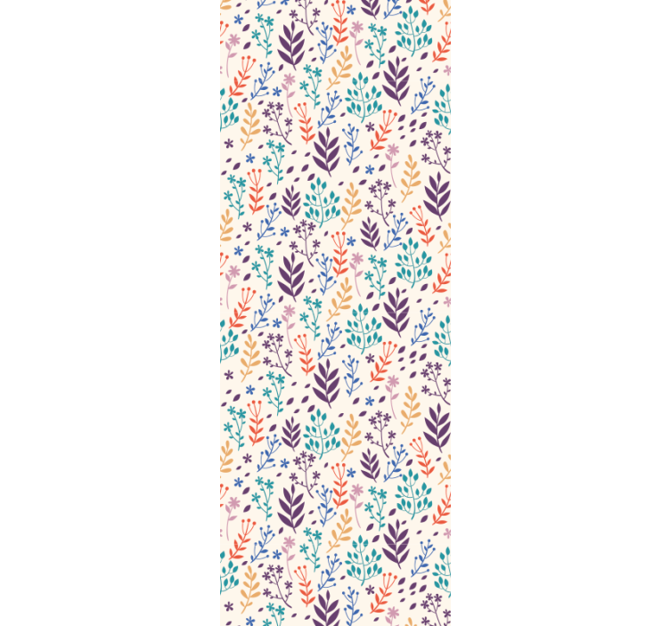 Vzorci jesenskih listov tapeta z listi - TenStickers