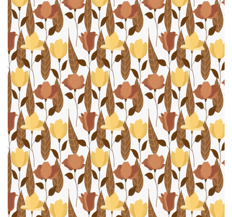 Prikaz cvetličnih aranžmajev tapeta z motivom vrtnice - TenStickers