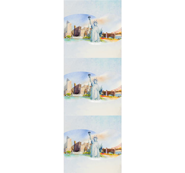 Kolaž mestne znamenitosti Tapete z motivi New Yorka - TenStickers