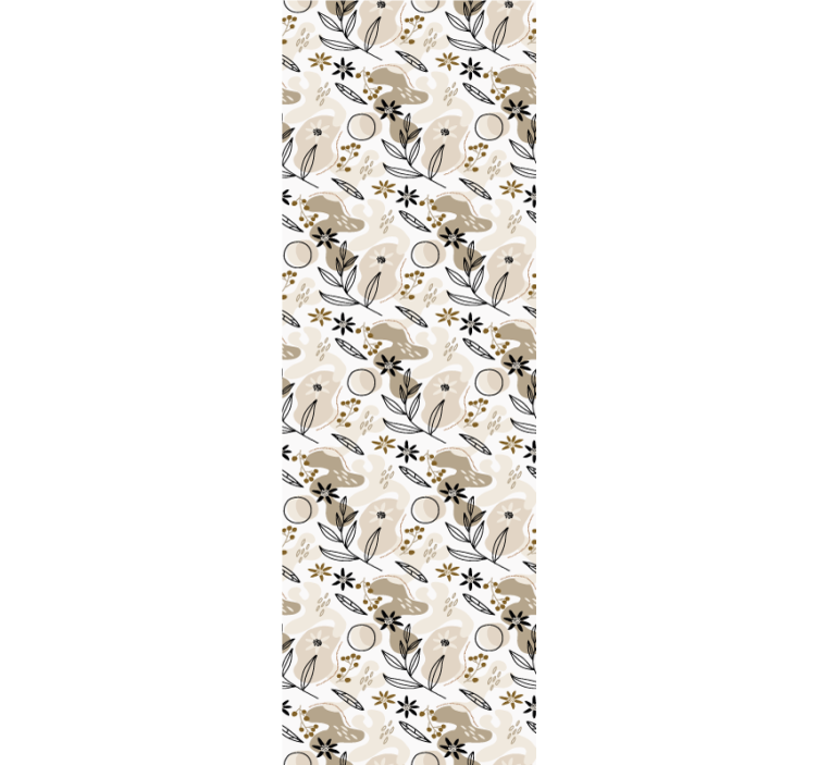 Vzorec botanične favne tapeta z živalmi - TenStickers