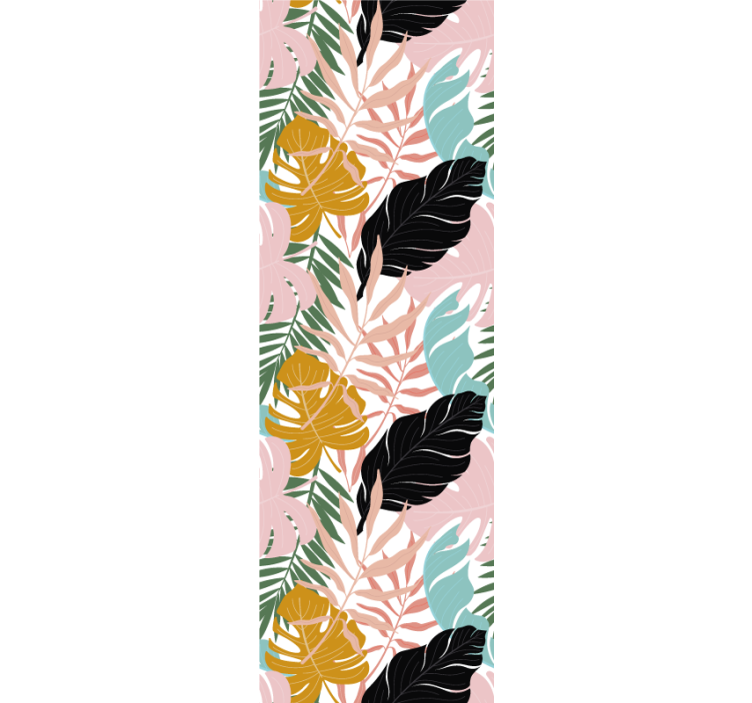 Exotic foliage assortment tapeta z listi - TenStickers