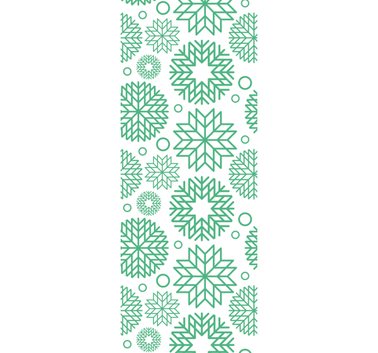 Geometrijski cvetovi geometrijski zidni papir - TenStickers