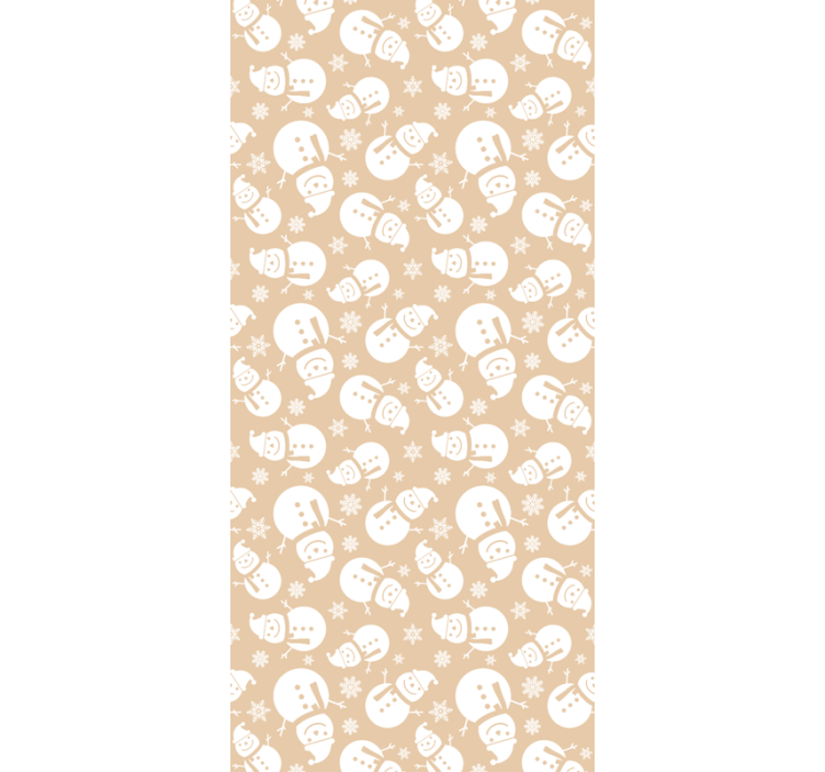 Snežni vzorec tapeta narave - TenStickers