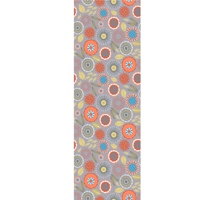 Cvetni izbruh tapeta z motivom vrtnice - TenStickers