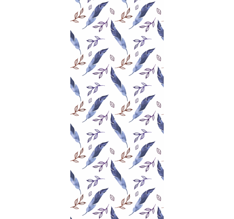 Cvetlični diagonalni vzorec tapeta z motivom vrtnice - TenStickers