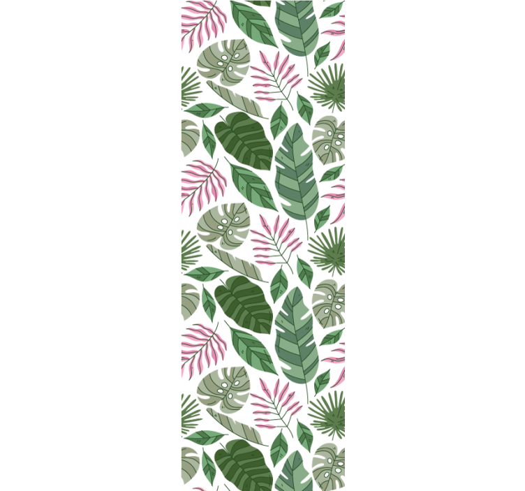 Leafy botanical patterns tapeta narave - TenStickers