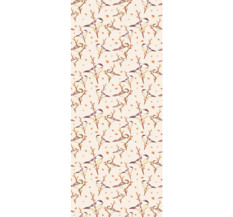 Cvetlični graciozni motiv tapeta z motivom vrtnice - TenStickers