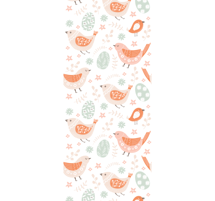 Tapeta z motivi ptic safari igra - TenStickers