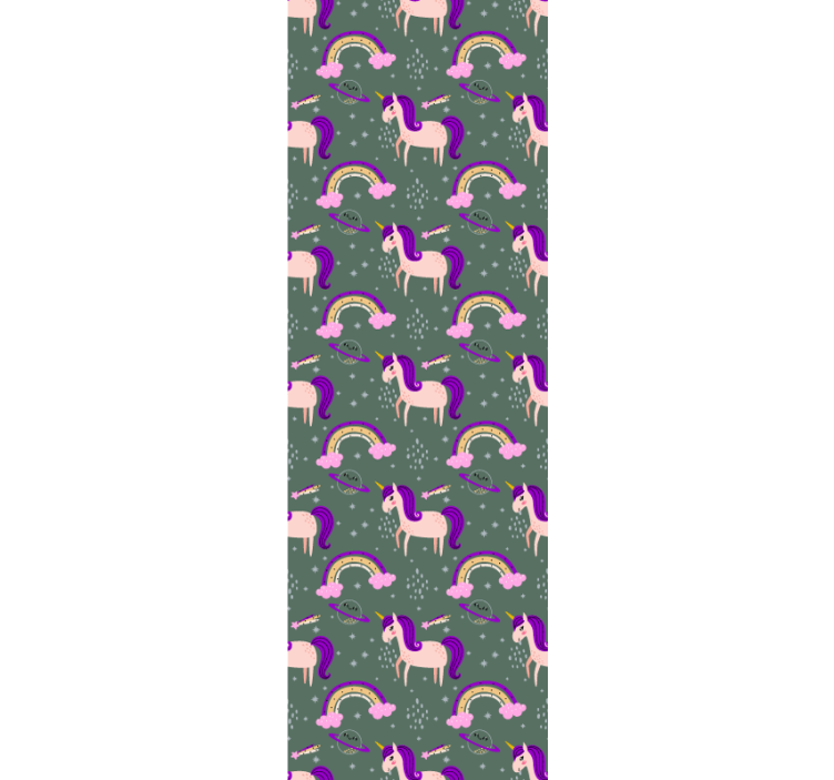 Bajeslovna bitja in pisani loki tapeta z živalmi - TenStickers