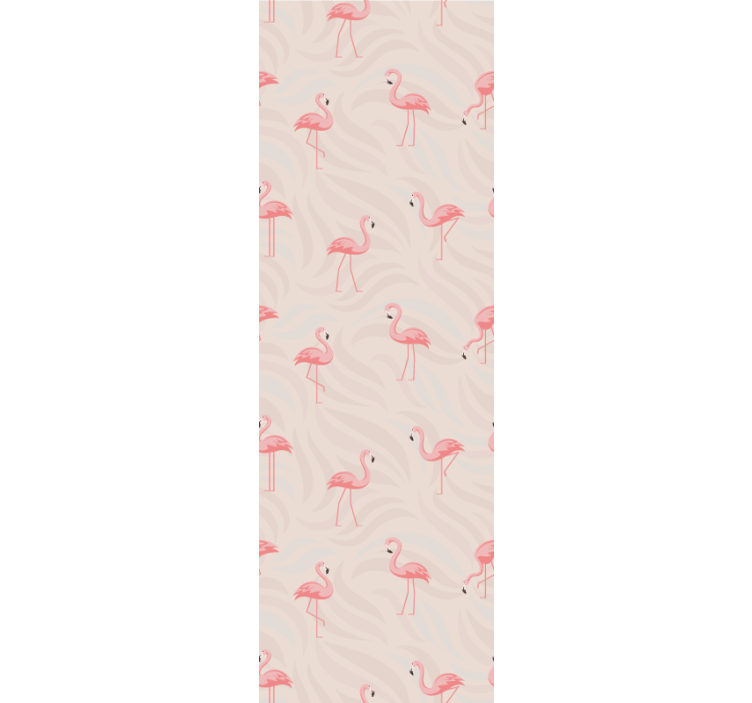 Ansambel flamingo tapeta z živalmi - TenStickers