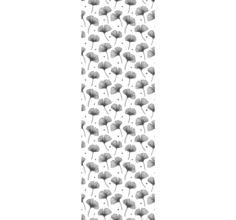 Vzorec ginka bilobe tapeta z listi - TenStickers
