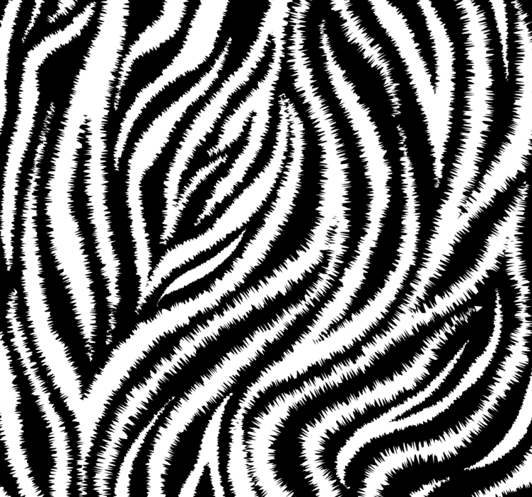 Zebrasti vrtinci zebra vzorec tapeta - TenStickers