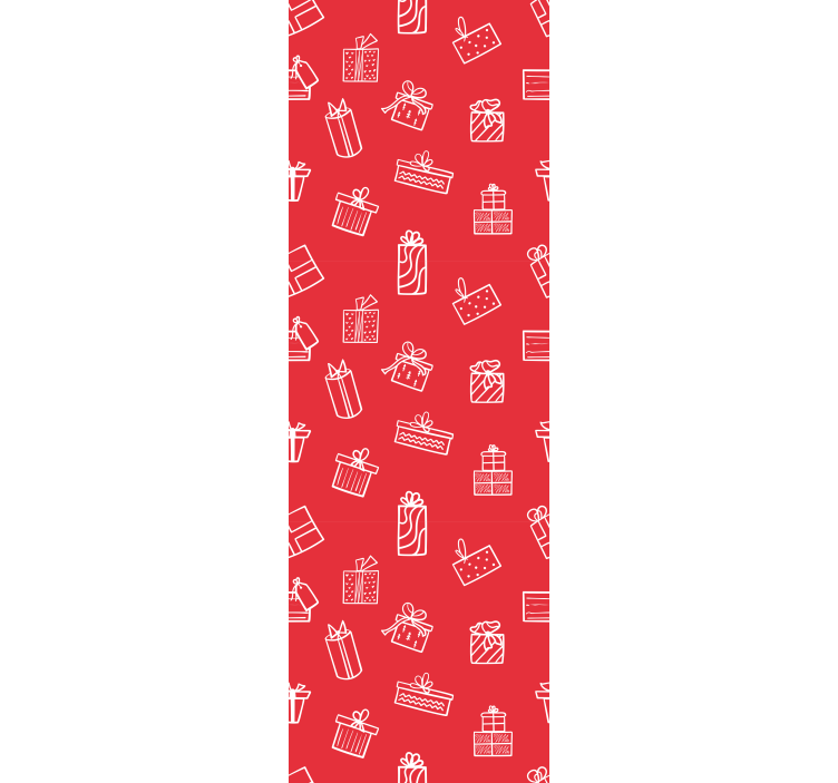 Motiv darilnega vzorca božično ozadje za tapete - TenStickers