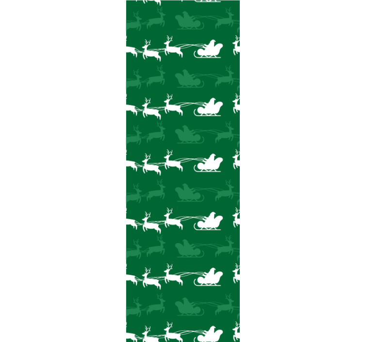 Motiv prazničnih sani božično ozadje za tapete - TenStickers