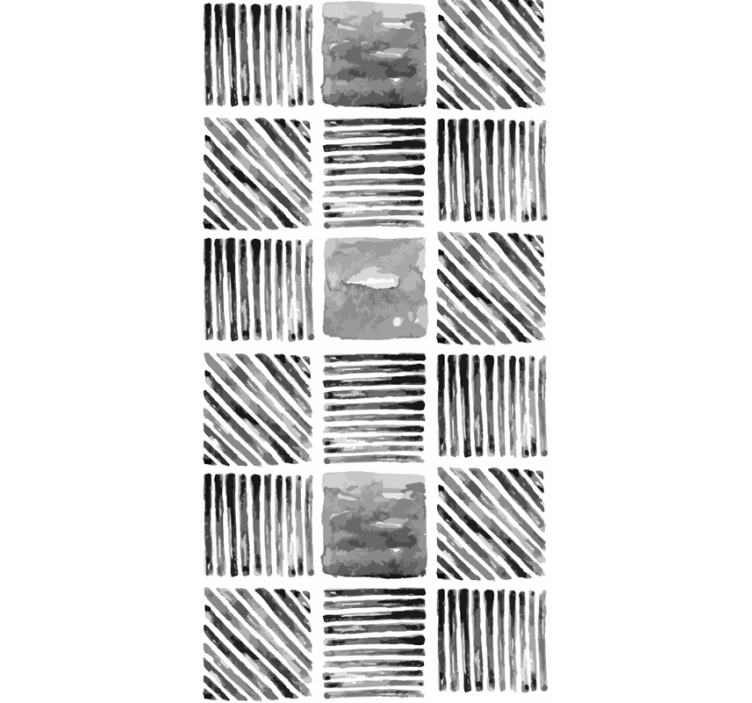 Abstraktni geometrijski bloki geometrijski zidni papir - TenStickers