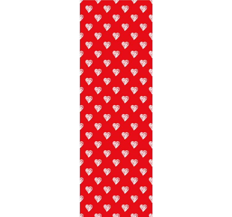 Oblikovanje srčnega vzorca Tapete z ornamentnimi motivi - TenStickers