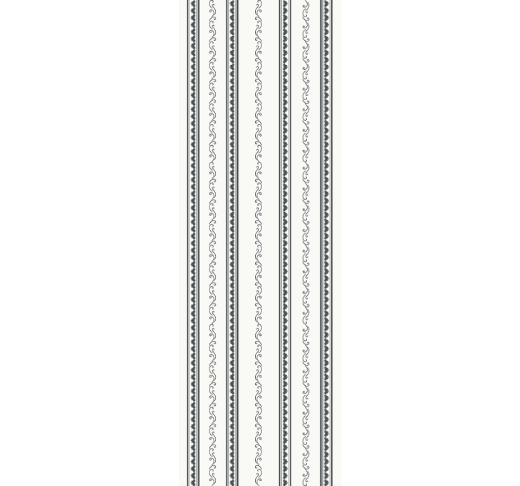 Eleganten črtast motiv tapeta trak - TenStickers