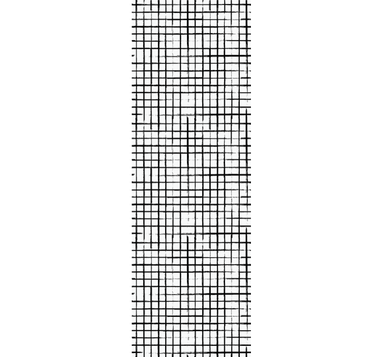 Mrežni vzorec geometrijski zidni papir - TenStickers