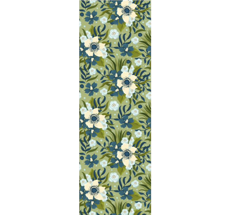 Cvetlična spokojnost tapeta z motivom vrtnice - TenStickers