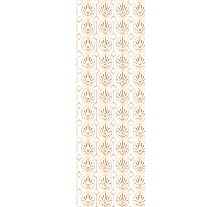 Geometrijski cvetlični vzorci Tapete z ornamentnimi motivi - TenStickers