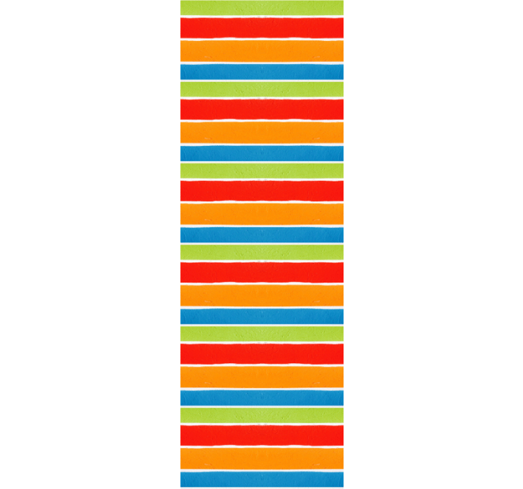 Večbarvne črte tapeta trak - TenStickers