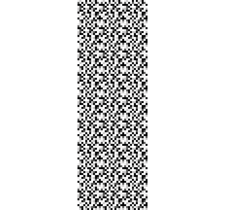 Geometrijska houndstooth geometrijski zidni papir - TenStickers