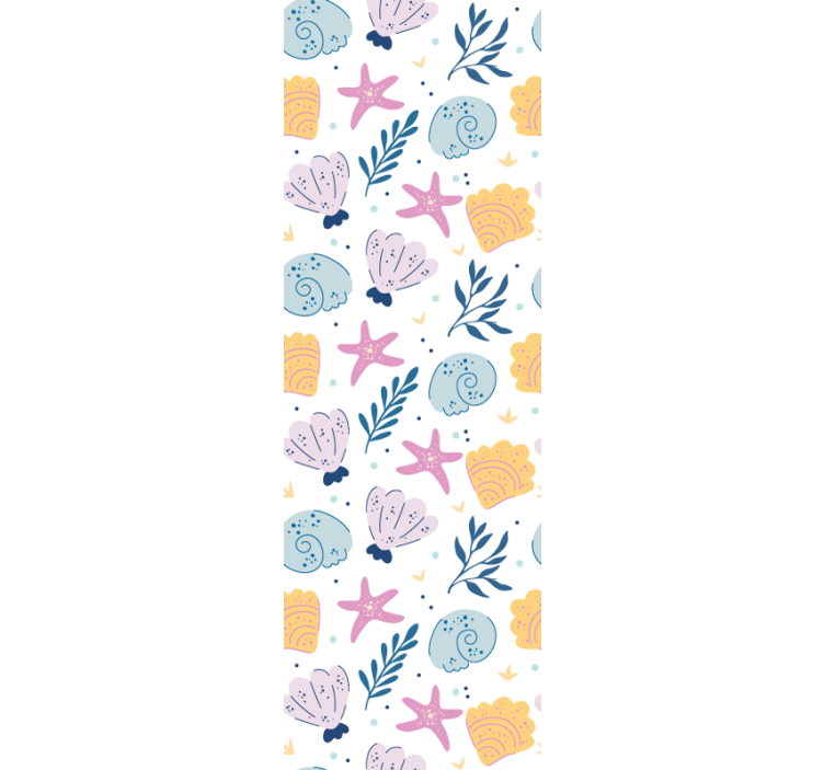 školjke, korale morske zvezde tapete za kopalnico - TenStickers