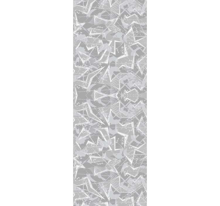 Sivo vintage tapeta s fino grafiko 80-ih - TenStickers