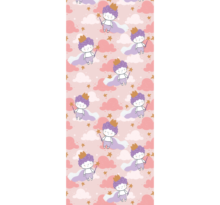 Kerubinska fantazija otroške sobe tapete - TenStickers